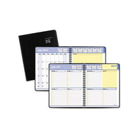 Quicknotes Weekly-monthly Planner, 10 X 8, Black, 2020-2021