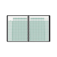 Undated Class Record Book, 10 7-8 X 8 1-4, Black