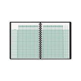 Undated Class Record Book, 10 7-8 X 8 1-4, Black