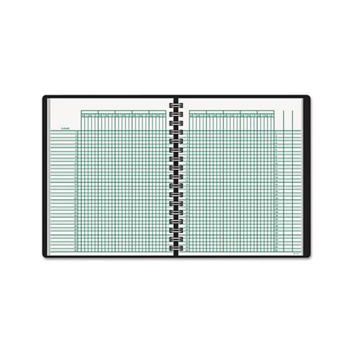 Undated Class Record Book, 10 7-8 X 8 1-4, Black