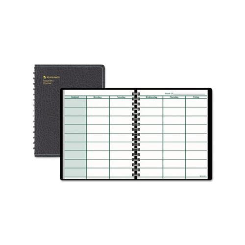 Undated Teacher's Planner, 10 7-8 X 8 1-4, Black