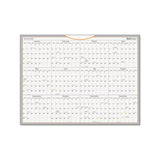 Wallmates Self-adhesive Dry Erase Yearly Calendar, 24 X 18, 2021