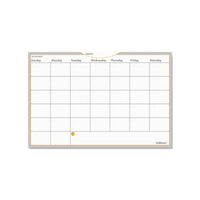 Wallmates Self-adhesive Dry Erase Monthly Planning Surface, 36 X 24