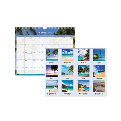 Tropical Escape Wall Calendar, 15 X 12, 2021