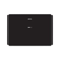 Desk Calendar Base, Black, 3" X 3 3-4"