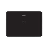 Desk Calendar Base, Black, 3" X 3 3-4"