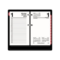 Desk Calendar Refill With Tabs, 6 X 3.5, White, 2021