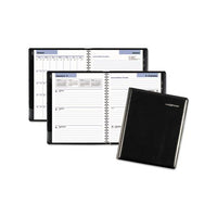 Executive Weekly-monthly Planner, 8.75 X 7, Black, 2021