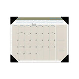 Executive Monthly Desk Pad Calendar, 22 X 17, Buff, 2021