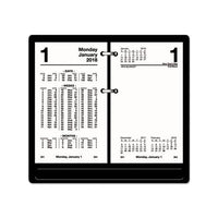 Financial Desk Calendar Refill, 3.5 X 6, White, 2021