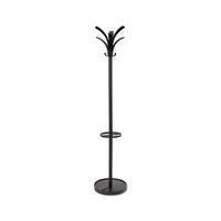 Brio Coat Stand, 13.75w X 13.75d X 66.25h, Black