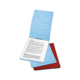 Presstex Report Cover, Top Bound, Prong Clip, Letter, 2" Cap, Light Blue