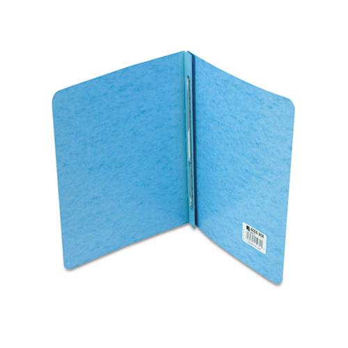 Presstex Report Cover, Side Bound, Prong Clip, Letter, 3" Cap, Light Blue