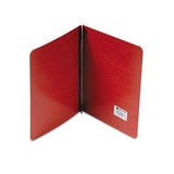 Presstex Report Cover, Side Bound, Prong Clip, Letter, 3" Cap, Red