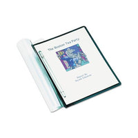 Accohide Frosted Front Report Covers, Letter Size, 500 Sheets, Black Back