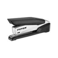 Inpower Spring-powered Premium Desktop Stapler, 28-sheet Capacity, Black-silver