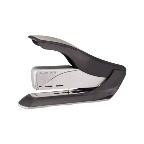 Spring-powered Premium Heavy-duty Stapler, 65-sheet Capacity, Black-silver