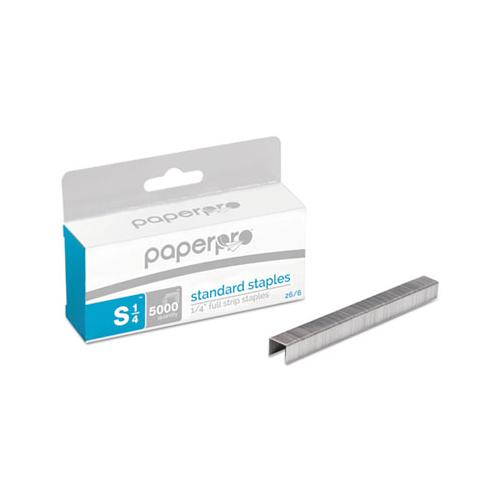 Premium Standard Staples, 0.25" Leg, 0.5" Crown, Steel, 5,000-box