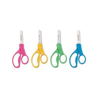 For Kids Scissors, Blunt Tip, 5" Long, 1.75" Cut Length, Randomly Assorted Straight Handles