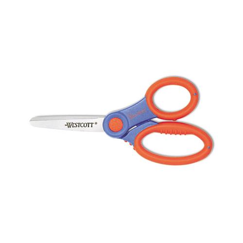 Ultra Soft Handle Scissors With Antimicrobial Protection, 5" Long, 2" Cut Length, Randomly Assorted Straight Handles