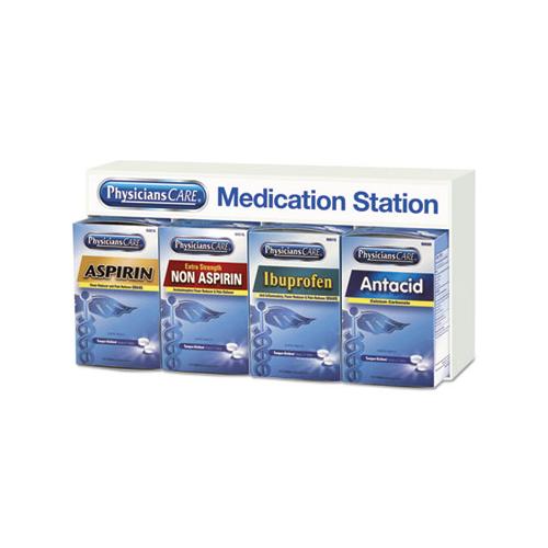 Medication Station: Aspirin, Ibuprofen, Non Aspirin Pain Reliever, Antacid