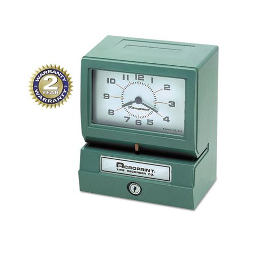 Model 150 Analog Automatic Print Time Clock With Month-date-0-23 Hours-minutes
