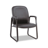 Alera Genaro High-back Guest Chair, 24.60" X 24.80" X 36.61", Black Seat-black Back, Black Base