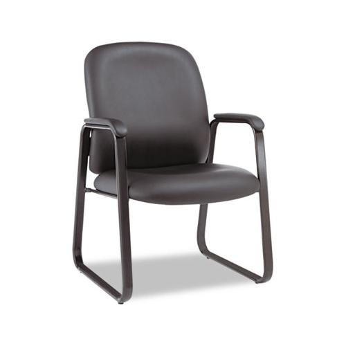 Alera Genaro High-back Guest Chair, 24.60" X 24.80" X 36.61", Black Seat-black Back, Black Base