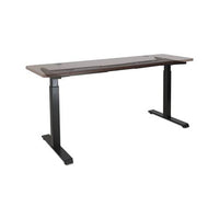 2-stage Electric Adjustable Table Base, 27.5" To 47.2" High, Black