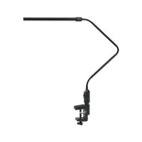 Led Desk Lamp With Interchangeable Base Or Clamp, 5.13"w X 21.75"d X 21.75"h, Black