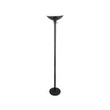 Torchier Floor Lamp, 12.5"w X 12.5"d X 72"h, Matte Black