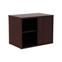 Alera Open Office Low Storage Cab Cred, 29 1-2w X 19 1-8d X 22 7-8h, Mahogany