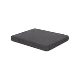 Seat Cushion For File Pedestals, 14.88w X 19.13d X 2.13h, Smoke