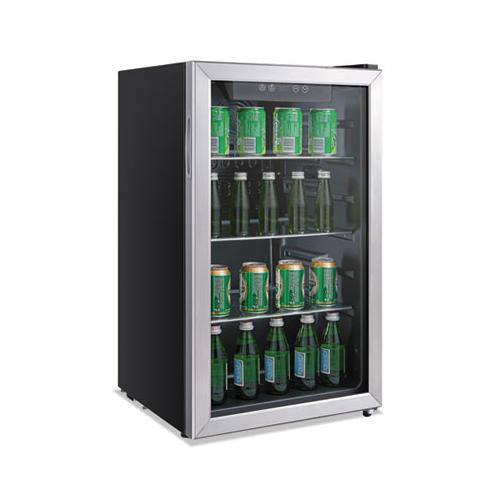 3.4 Cu. Ft. Beverage Cooler, Stainless Steel-black