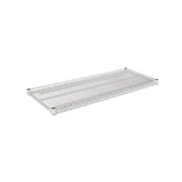 Industrial Wire Shelving Extra Wire Shelves, 48w X 18d, Silver, 2 Shelves-carton