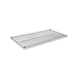 Industrial Wire Shelving Extra Wire Shelves, 48w X 24d, Silver, 2 Shelves-carton