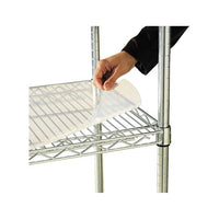 Shelf Liners For Wire Shelving, Clear Plastic, 36w X 18d, 4-pack