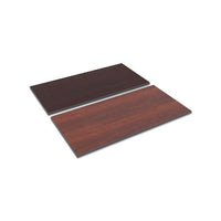 Reversible Laminate Table Top, Rectangular, 47 5-8 X 23 5-8, Med Cherry-mahogany