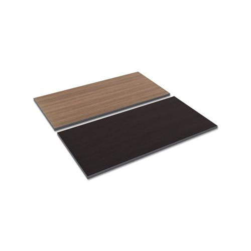 Reversible Laminate Table Top, Rectangular, 47 5-8w X 23 5-8d, Espresso-walnut