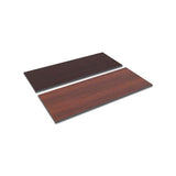 Reversible Laminate Table Top, Rectangular, 59 1-2w X 23 5-8,med Cherry-mahogany