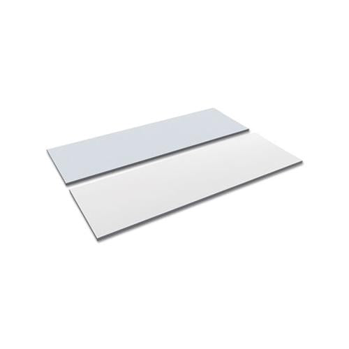 Reversible Laminate Table Top, Rectangular, 71 1-2w X 23 5-8d, White-gray