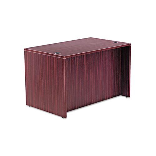 Alera Valencia Series Straight Desk Shell, 47.25w X 29.5d X 29.63h, Mahogany