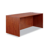 Alera Valencia Series Straight Front Desk Shell, 65w X 29.5d X 29.63h, Cherry