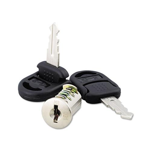 Core Removable Lock And Key Set, Silver, Two Keys-set