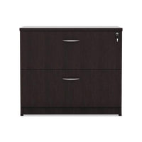 Alera Valencia Series Two Drawer Lateral File, 34w X 22.75d X 29.5h, Espresso