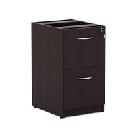 Alera Valencia File-file Drawer Full Ped, 15.63w X 20.5d X 28.5h, Espresso