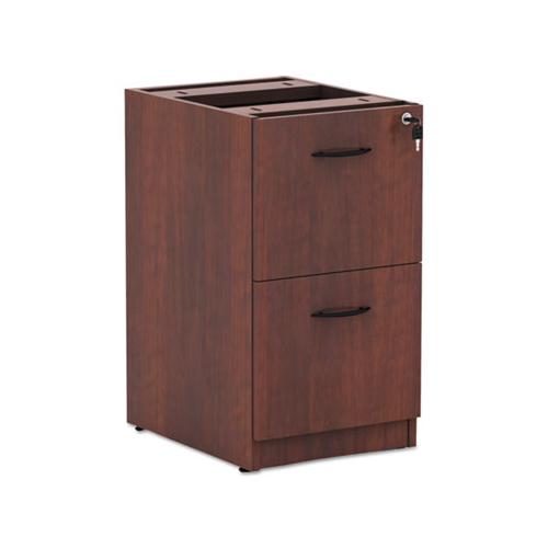 Alera Valencia File-file Drawer Full Pedestal, 15.63w X 20.5d X 28.5h, Medium Cherry