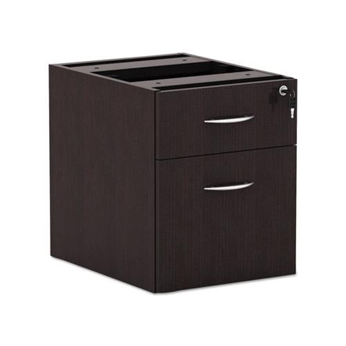 Alera Valencia Series 3-4 Box-file Pedestal,15.63w X 20.5d X 19.25h, Espresso