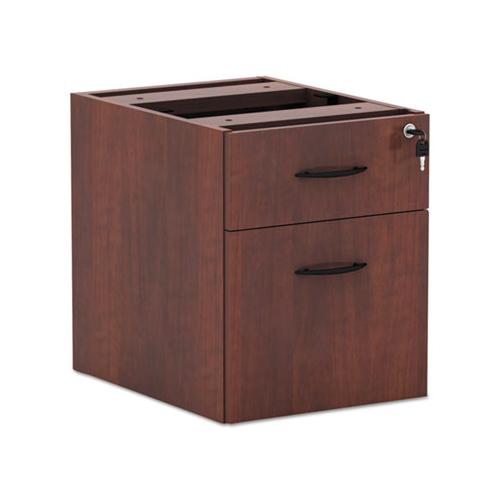 Alera Valencia Series 3-4 Box-file Pedestal, 15.63w X 20.5d X 19.25h, Medium Cherry