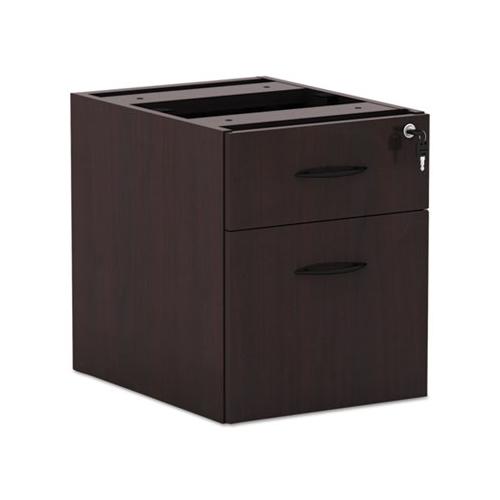 Alera Valencia Series 3-4 Box-file Pedestal,15.63w X 20.5d X 19.25h,mahogany